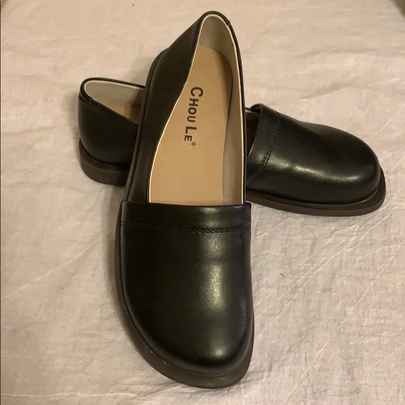 Chou Le Shoes - Brand New Handmade Black Chou Le Leather Loafers!